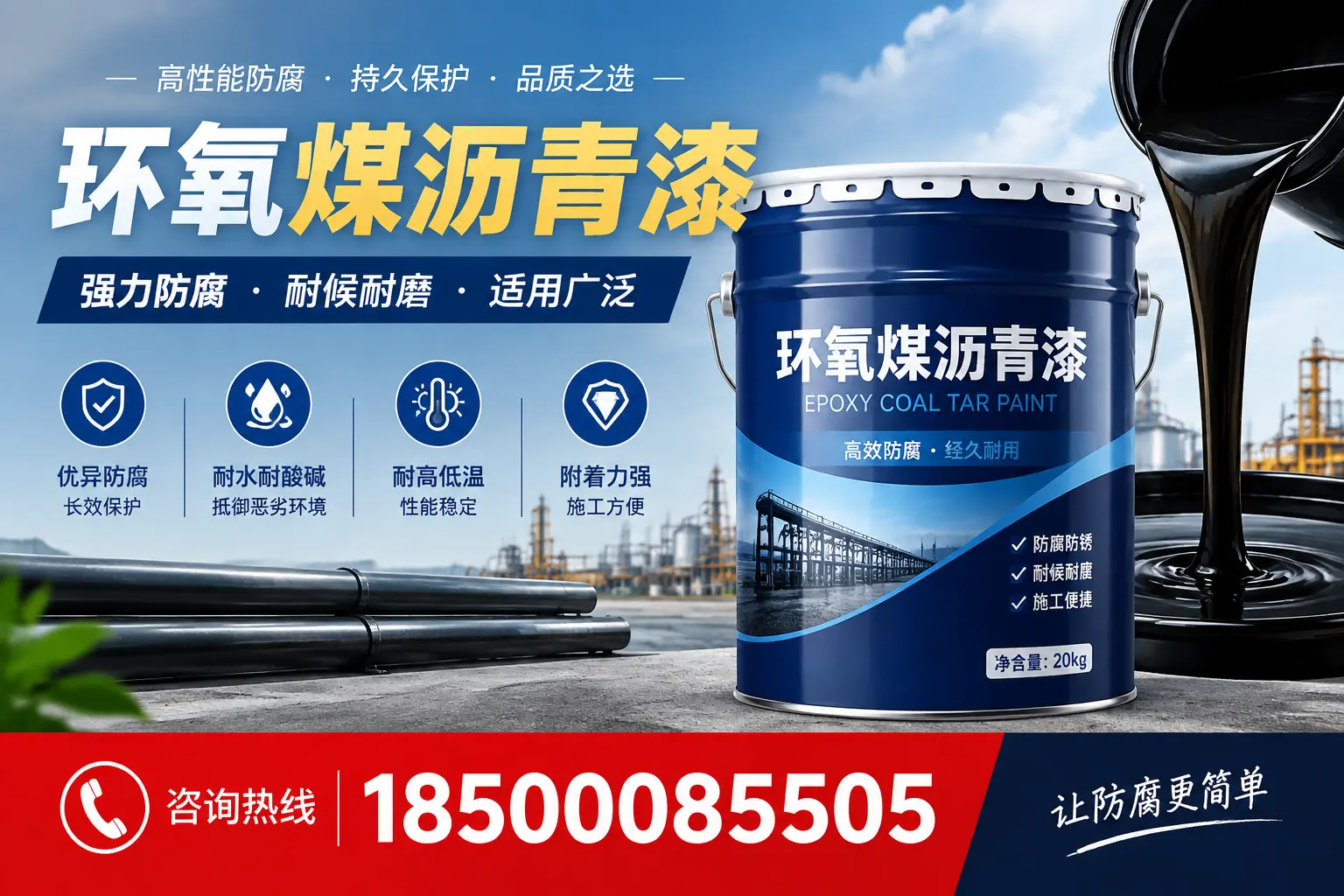 环氧煤沥青漆在不同气候条件下的表现分析,固原适用性